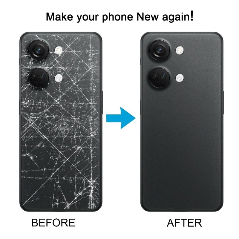 Battery Rear Housing Battery Back Cover for Nord 3 Replacement Back Cover with Camera Lens Cover Repair Parts