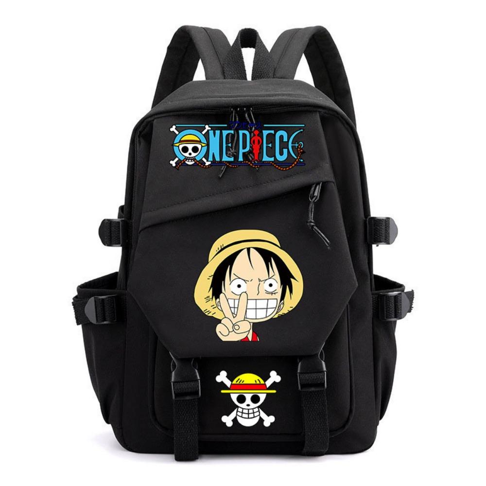 Anime ONE PIECE Schoolbag Children's Backpack Primary School Bag Male and Female Junior High School Students College Students Campus Backpack