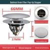TLXT Bathtub Pop-Up Drain Strainer