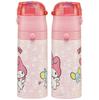 Skater Stainless Steel Water 420ml or 350ml Featuring My Melody and Lightweight and It Keeps Drinks Hot and A Cute Sports Bottle for Kids and Product