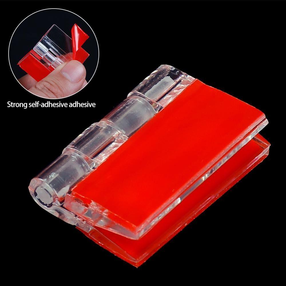Acrylic Folding Hinge Transparent Fixing Hinge Door Hinges  for Cabinet Drawer Jewelry Boxes