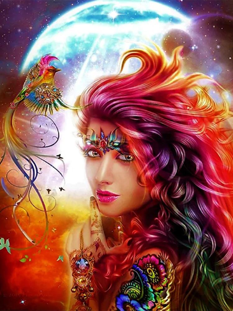 2024 New Phoenix Elf Diamond Painting Set Bird Elf Full Square Round Mosaic 5D DIY Embroidery Home Decoration Cross Embroidery