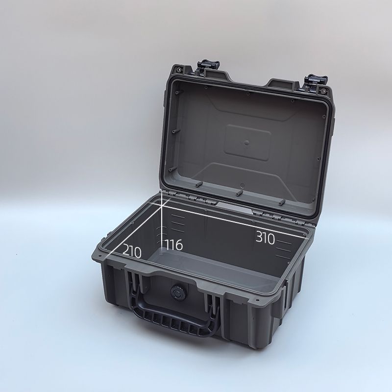 

Gray Green Three-Proof Equipment Equipment Equipment Tools Hardware Storage Box Waterproof Satchel Tactical Storage Protection Box Army 12 -gray green-empty