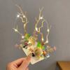 Pinecone Tree Hair Accessories Korean Style Hair Clip Christmas Antlers Hairpin Women Hair Clip