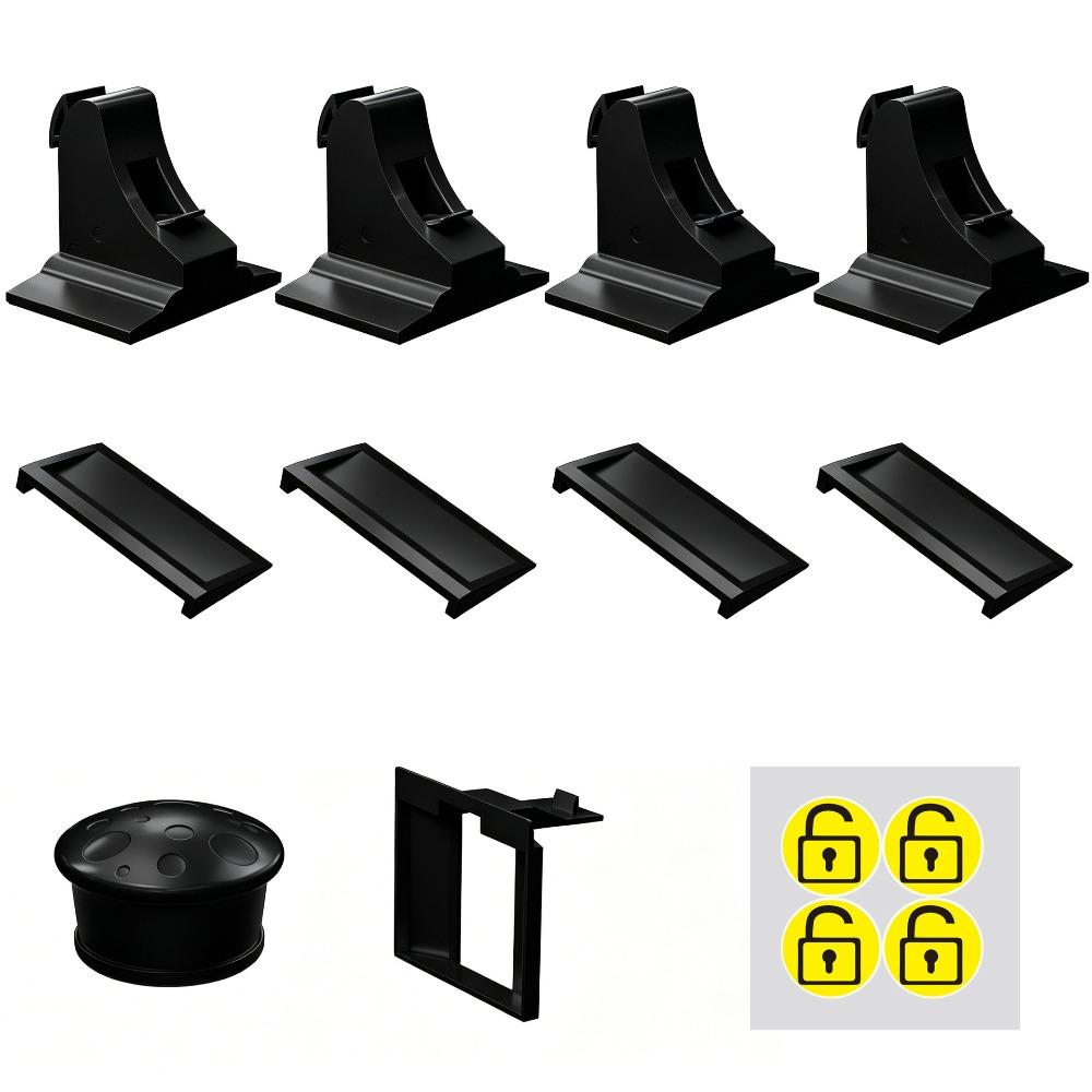 Invisible Lock Baby Safety Lock Screw Fixed Children Security Locks  Child Safety чёрный