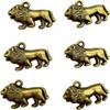 Alloy Lion Pendants Antique Silver Cartoon Animal Style Angrily Lion Pendant  DIY Accessories