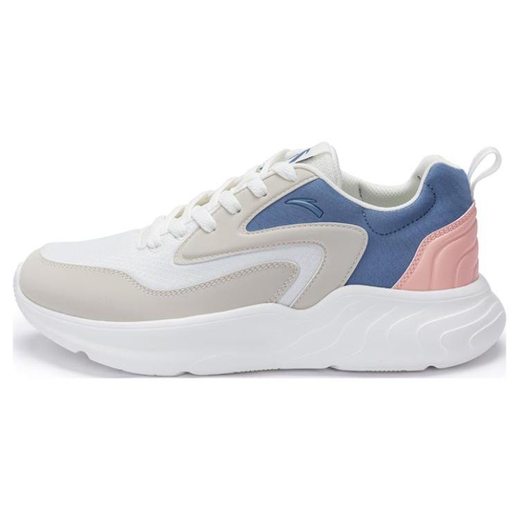 

New Anta Low Top Casual Shoes Women s White Blue 122458814S-1 36