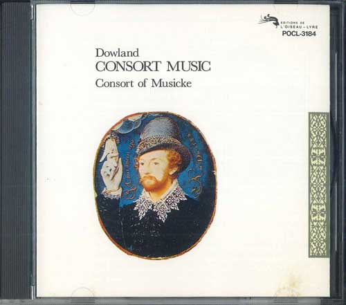 CD ANTHONY ROOLEY - Dowland:consort Music Consort Of Mu POCL3184 POLY DOR Japan Classical Used