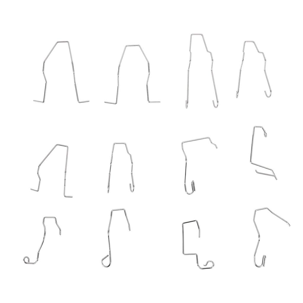 12 STK Festeklemmer for frontlykter Holder for festeklemme for frontlyspærer Universalklemme for frontlykter til bil H1 H3