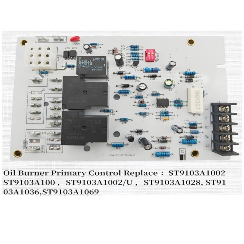 Multifunction Fan Timer Circulating Air Blower Control Board Replacement for Oil Improved Heating Consistency