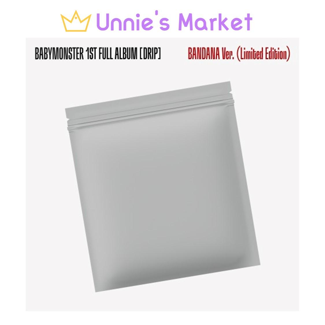 

[Предварительный заказ] BABYMONSTER - DRIP BANDANA Ver. (Ограниченный выпуск) + Бесплатный подарок