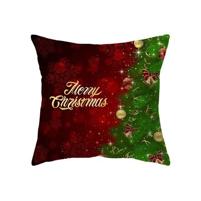 Federa Cuscino Decorativa Stampata a Tema Natalizio Arredo Casa Soggiorno Cuscino Divano Camera da Letto Cuscino Comodino