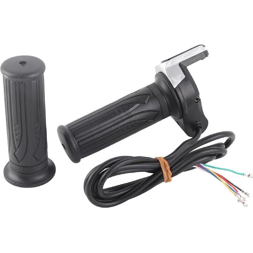 Electric Throttle Grip, 1 Pair LCD Display Throttle Handlebar Grip for Electric Cars Scooter Throttle Grips(36V)