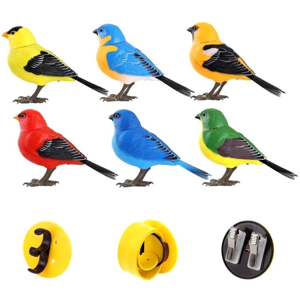 Simulation Interactive Bird Toy Motion Sound Control Robot Birds  Children Gift