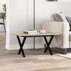 VidaXL Coffee Table X-Frame, Side Table, End Table, Living Room Furniture, 80x50x40 Cm Pine Wood 3282684