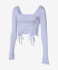 Grande Line String Shirred Long Sleeve