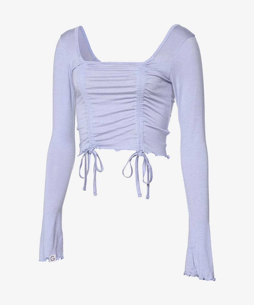 Grande Line String Shirred Long Sleeve