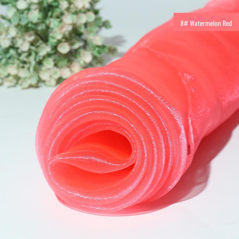 Verschlüsselter Glitzer-Organza Transparentstoff für Babykleider und Hochzeitsdekoration