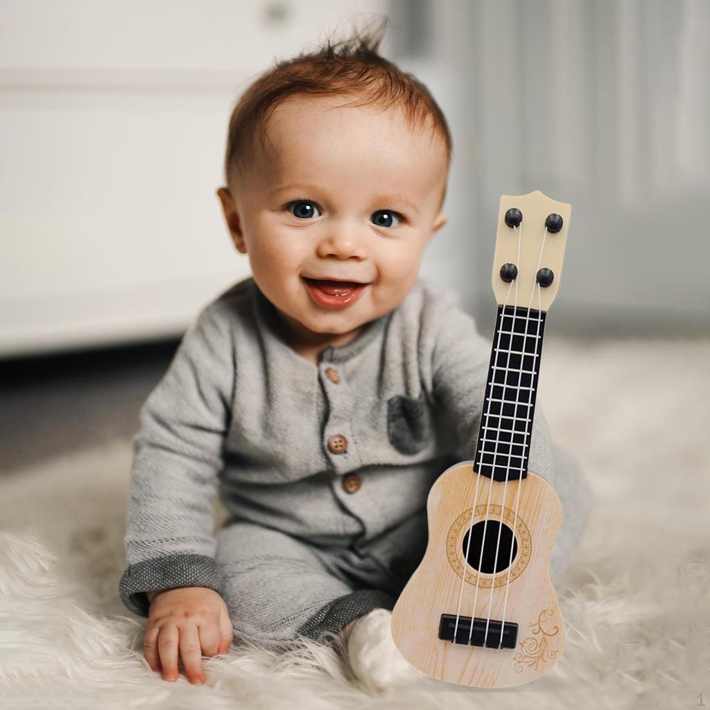 Jucării pentru chitară Jucării educaționale pentru învățare preșcolară, Instrument muzical pentru copii mici