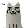Decorative Dried Flower Container Creative Cat Shaped Vase, Minimalist Cartoon Kitten Tabletop Planter for Narrow Mouth Bud Vase Fresh Flowers,