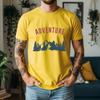 New Summer Unisexs 100 Pure Cotton TShirt Adventure Wanderlust Outdoor Camping Vintage Style Casual Breathable Short Sleeve