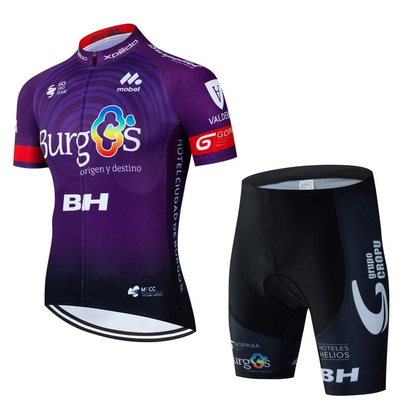 Mens Cycling Jersey Set Breathable Short Sleeve Road Mountain Bike Riding Gear