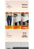 High-Waisted Imitation Denim Yoga Pants with Pockets - Spring Style, Versatile, Plus Velvet, Women's Tight Base Pants.
