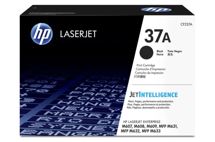 Hp 37A (Cf237A) Toner Cartridge, Black