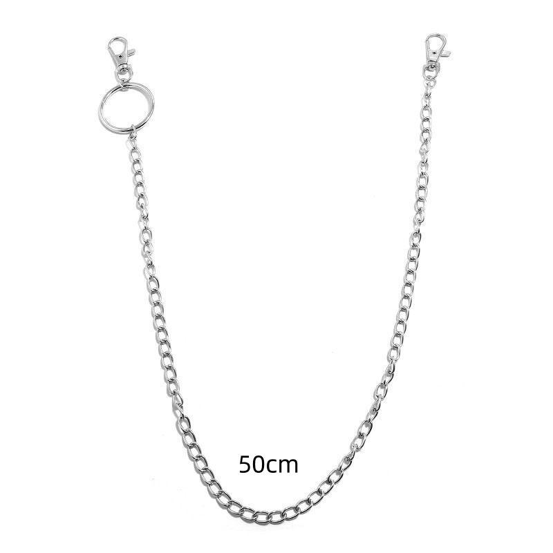 Cross-Border Hip-Hop Punk Star Pendant Tassel Metal Waist Chain