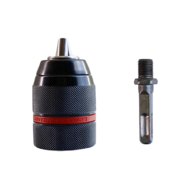 Heavy Duty Ratcheting Drill Chucks For Wood Metal Plastic Drilling And Fastening Fit for Various Bit and Accessories