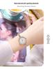 Gedi Ladies' Luxury Diamond-Set Bangle Wristwatch - Exquisite, Small, Waterproof Quartz Design