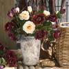 Autumn Color Peony Flower Elegant Peony Simulation Flower Artificial for Table Setting & VisualFocus in Dining Area