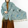 Spring and Autumn Mixed and matched scarf Shawl dual-purpose jacquard small cashew long towel travel photo long towel headscarf