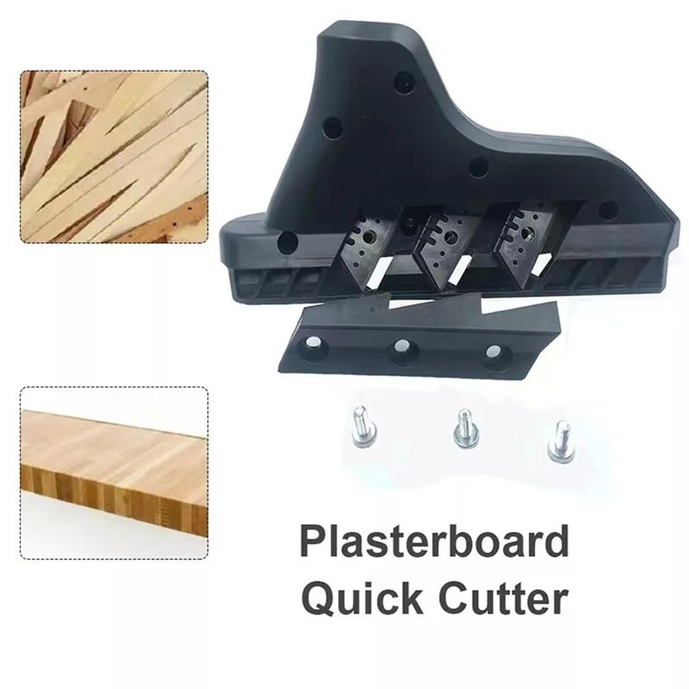 Plasterboard Quick Cutter With Blade Gypsum Board Hand Plane Drywall Edge Chamfer 45° Woodworking Trimmer Hand Tool Set