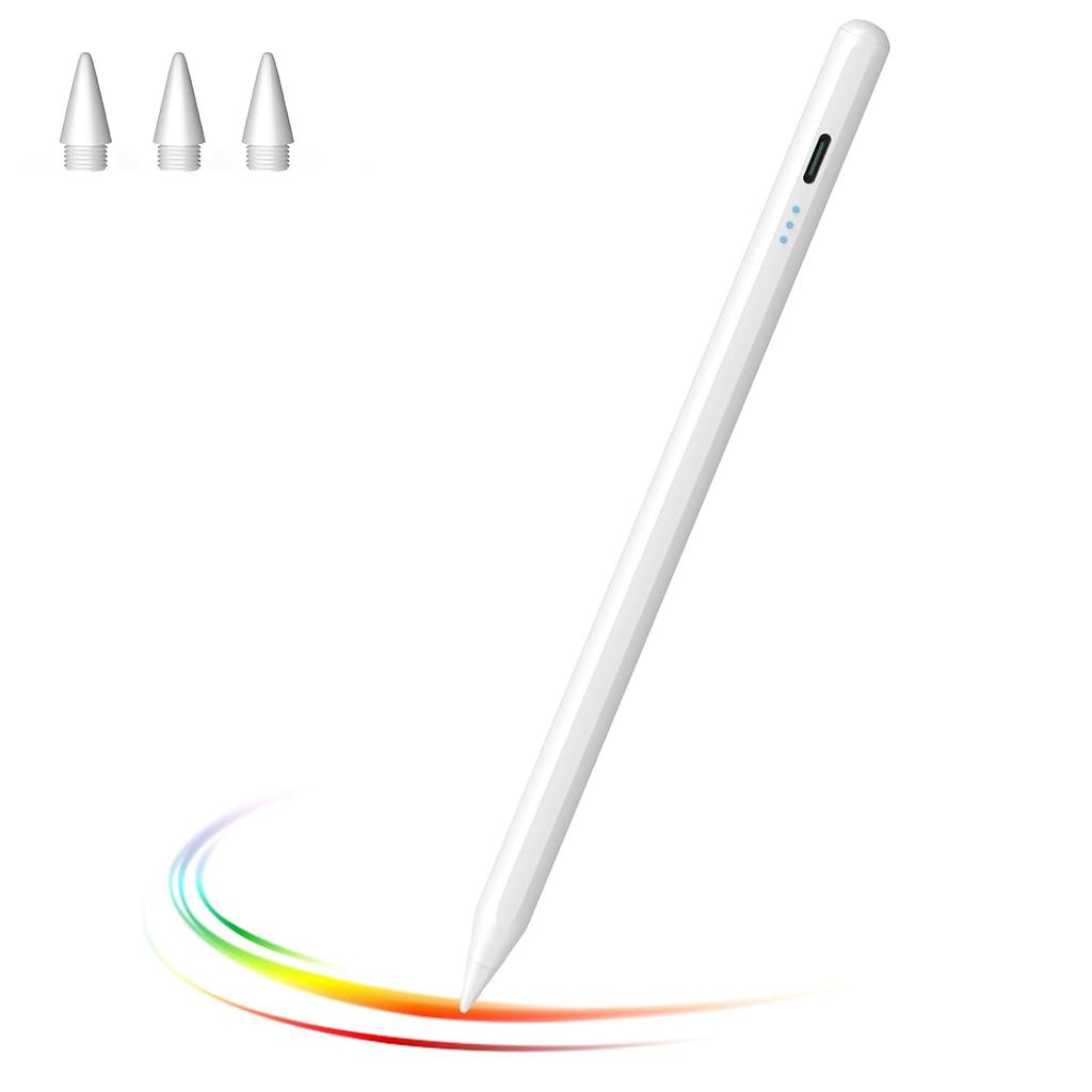 iPad Pencil compatible Apple Mixoo touch pen ultra-fine palm rejection ultra-sensitive magnetic adsorption tilt sensing Type-C fast charging stylus
