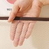 Mesh Wardrobe Organizer Large Capacity Storage Net with Hook Breathable Hanging Storage Pouch for Socks Underwear Dormitories Travel Use