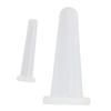 2pcs Cupping Therapy Set Silicone Vacuum Massage White Small Facial Cupping Kit for Home Use