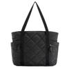 Women's handbag cotton plaid tote bag quilted stuffed bag women's gift handbag travel work