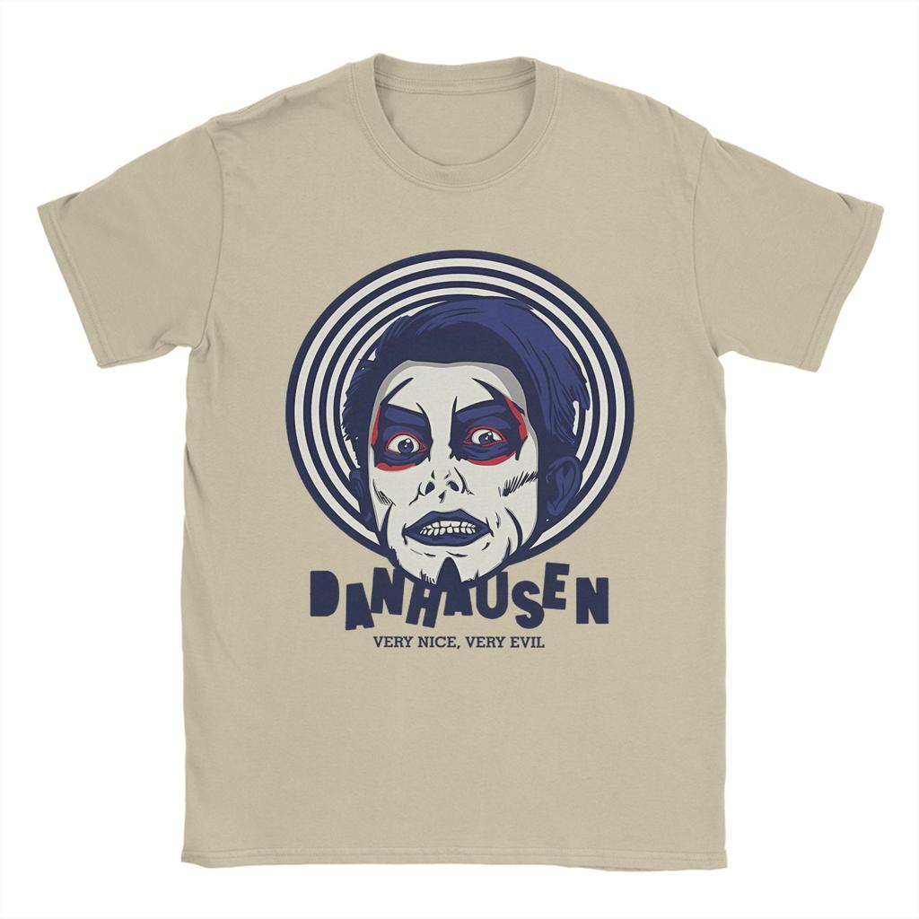Men Danhausen Very Nice Very Evil T Shirt  Cotton Clothes Hipster Short Sleeve Round Collar Tees Gift Idea TShirt