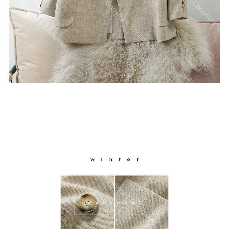 Women's Grey Suit Jacket - Versatile Loose Fit, New Style for Spring & Autumn