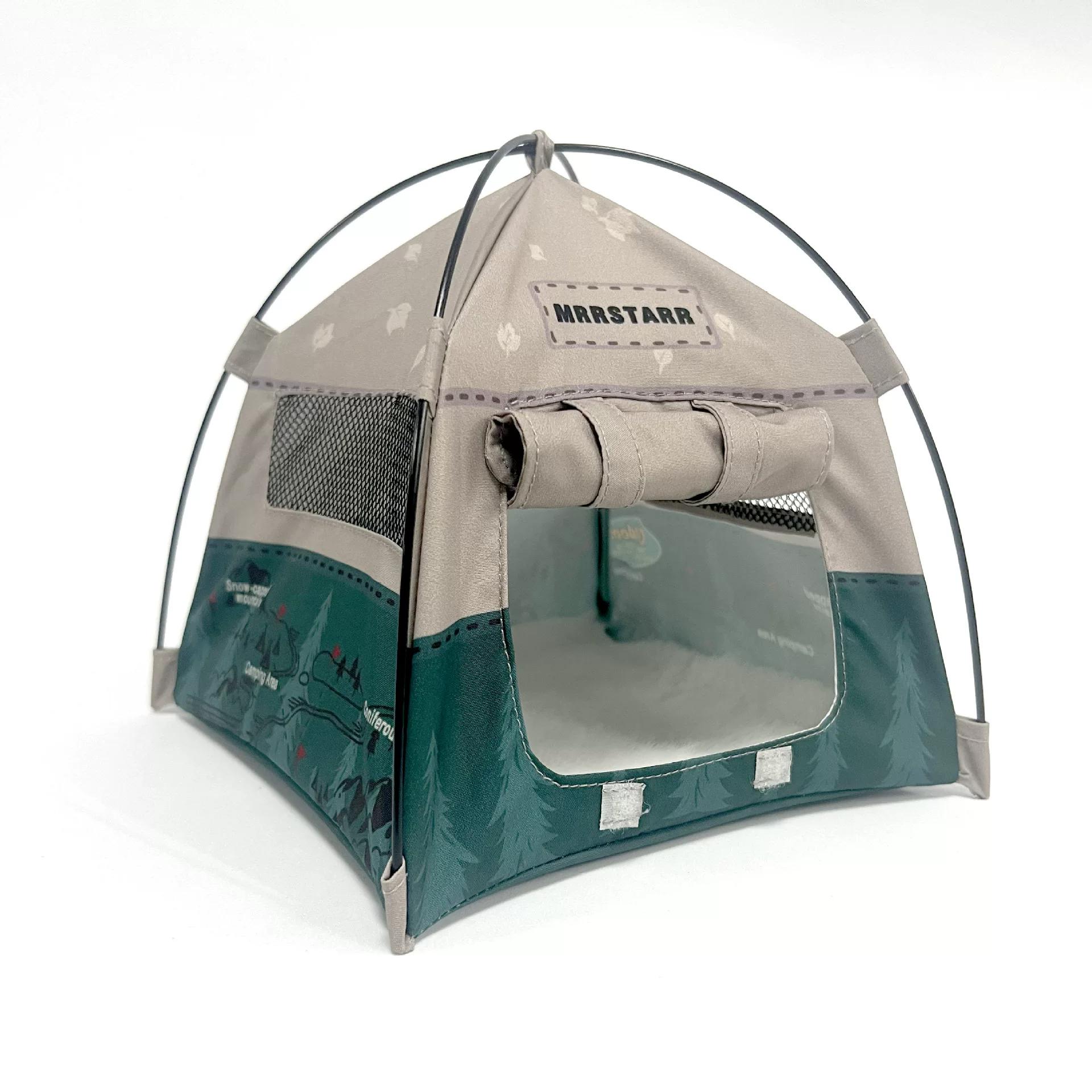

Tent Mini Desktop Ornament Creative Desk Toy Niche Miniature Shooting Prop Entryway Living Room Office Cubicle Home Decor Accent