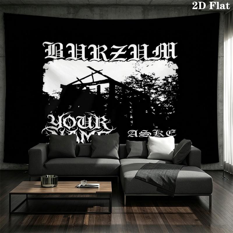Ancient Forest Call Custom Name Wall Tapestry Aesthetic Wall Hanging Printed Fabric Blanket Decorative Tapestries For Bedroom Living Room Home Decor