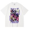 230 g/m² 100% bavlna Dragon Ball V72 Král Cold Potisk Unisex T-shirt z těžké bavlny