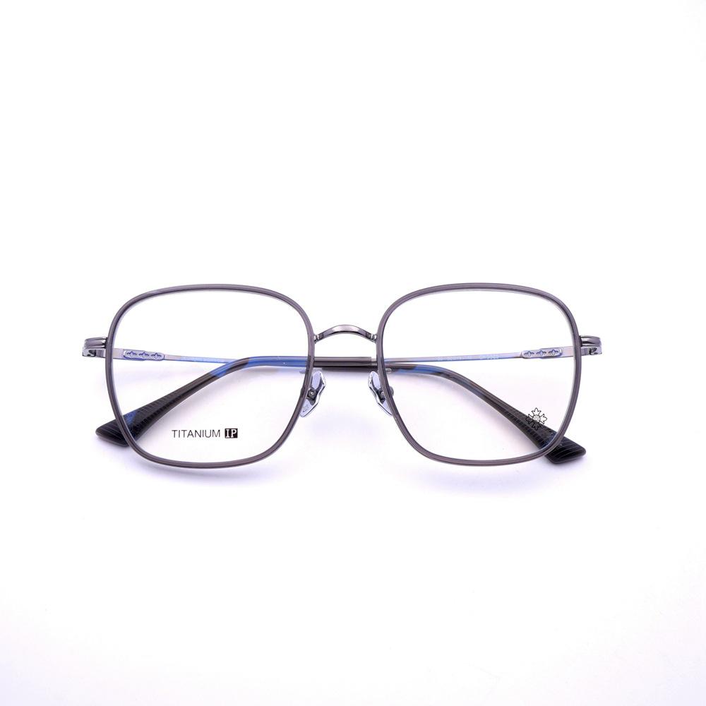 

Pure Titanium Anti-Blue Light Unisex Retro Eyeglass Frames CH5525 прозорий