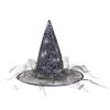 Light-Up Spiderweb Witch Hat Halloween Decoration
