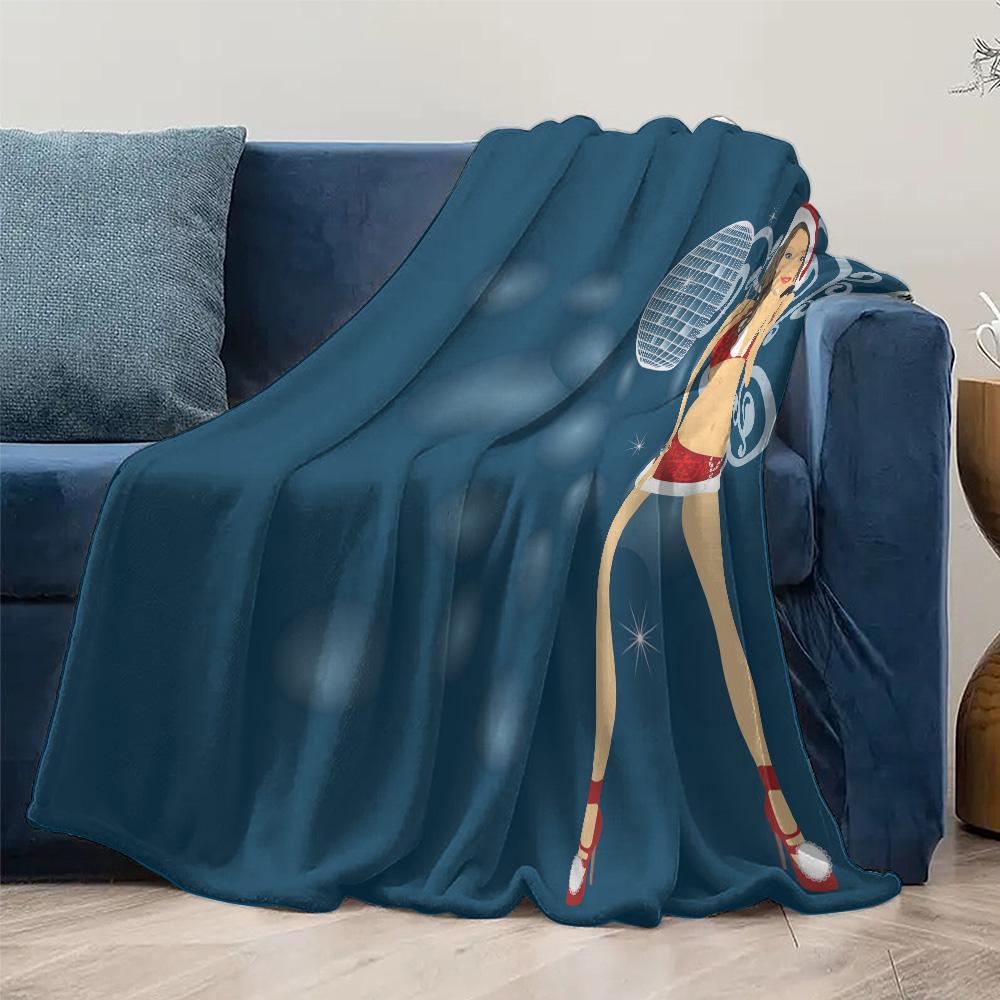 Soft Throw Blanket Cozy Flannel Fleece Warm Lightweight Home Decor Bedding Gift Novelty Design Pattern Vintage Retro Aesthetic S