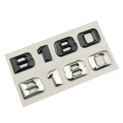 B180 Logo Sticker CDI 4 Matic 4matic 3D ABS Chrome Glossy Black Car Trunk Letters Stickers Emblem Accessories