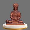 Copper Hanuman Ji Idol Statue for Car Dashboard - Divine Bajrangbali Murti, Perfect Hindu God Gift Item and Home Puja Decoration