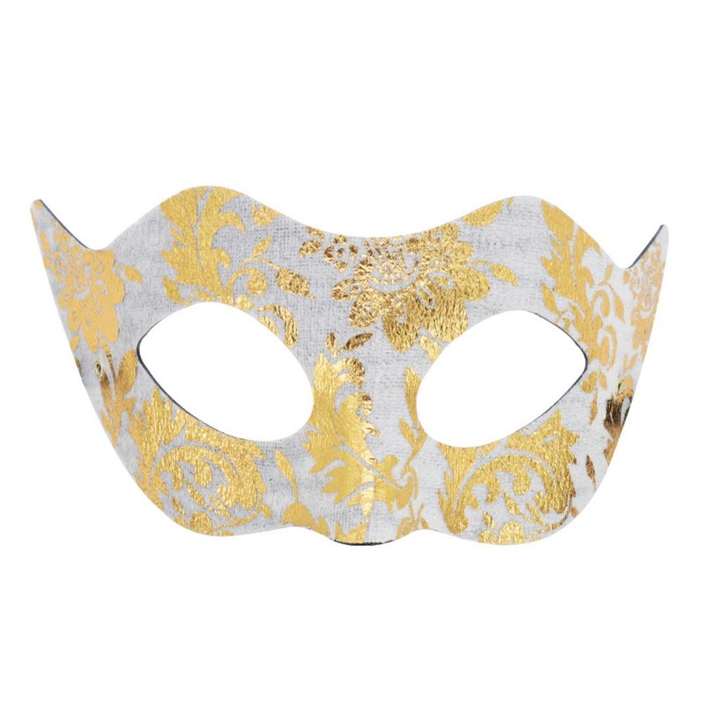 

Costume Party Mask Elegant Half Face Eye Mask Masquerade Party Mask For Party Stage Performance Themed Events белый