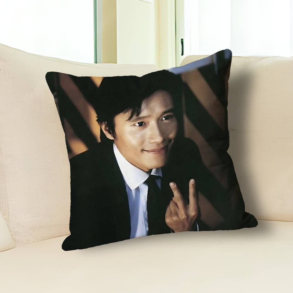 Actor L-Lee B-Byung Huns Various Sizes Square Pillow Case For Car Home Bedchamber Decor Custom Valentine Gift